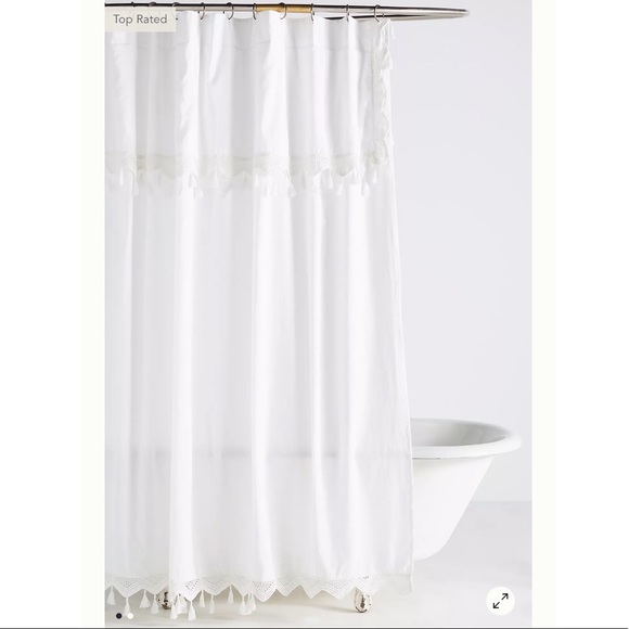 Anthropologie Other - Anthropologie Tasseled Antioch Shower Curtain